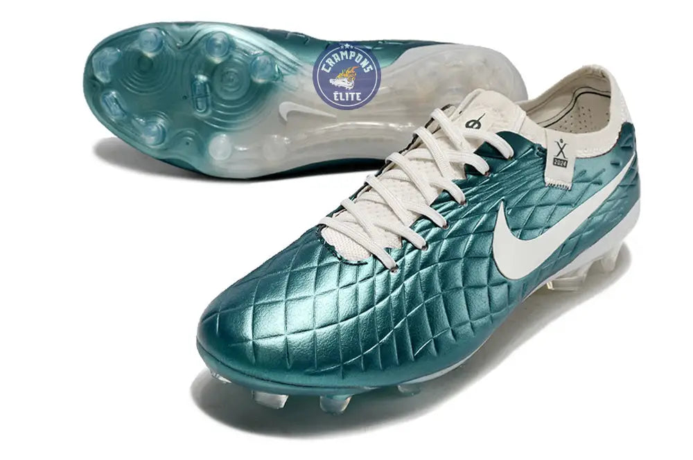 Image of Tiempo Legend 10 Elite FG Emerald - Turquoise/Blanc Cassé